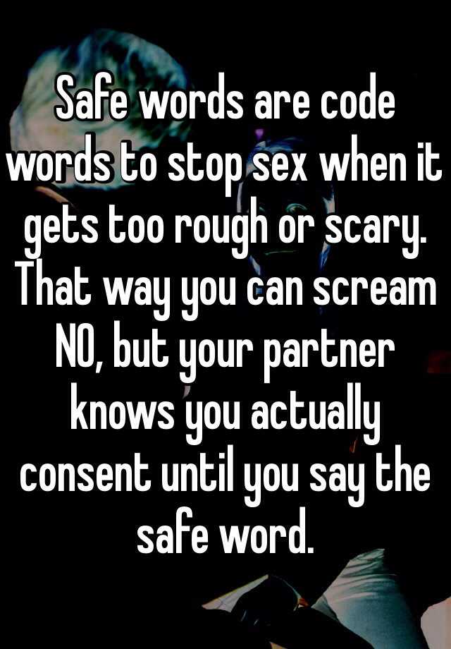 Sex Safe Words